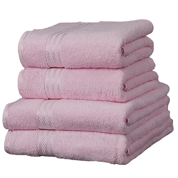 Personalised Pale Pink Bunny Towel - Egyptian Cotton 500gsm