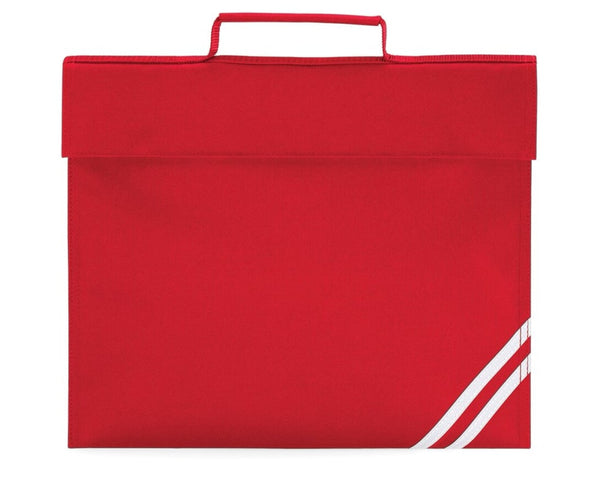 Personalised Burgundy Fox Book bag (Choice of 7 colours)