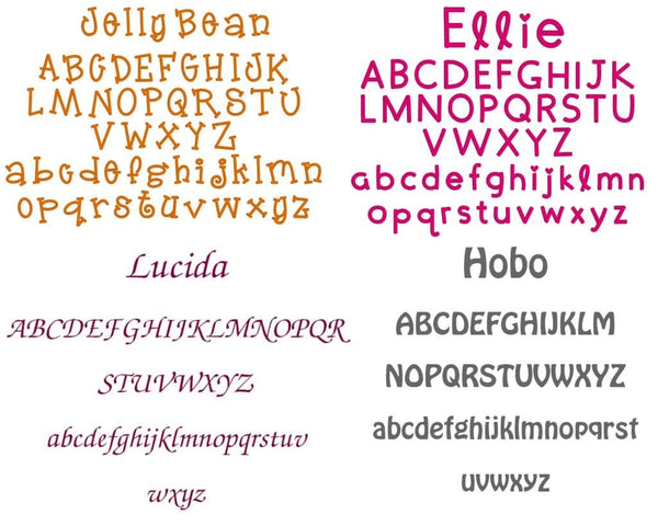 Personalised Burgundy Rainbow Book bag (Choice of 7 colours)