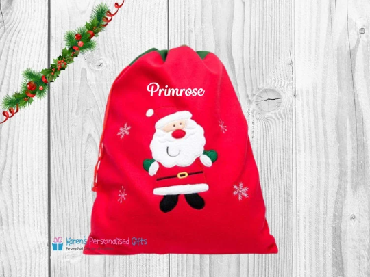 Personalised Christmas Santa Sack