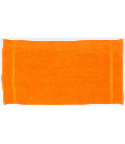 Personalised Kids Red Hearts & Stars Swim/Bath Towel (Choice of colours)