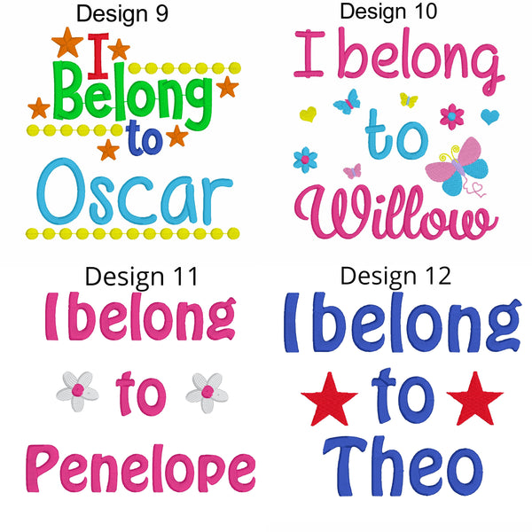 Personalised Blue Reindeer - Cubbies