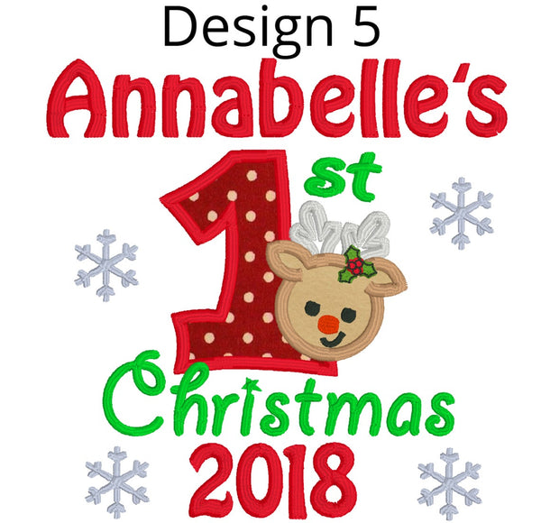 Personalised Beige Christmas Reindeer - Cubbies