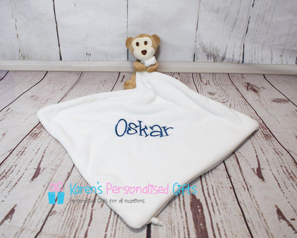 Personalised Monkey Comforter