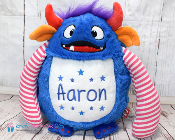 Personalised Blue Monster - Cubbies